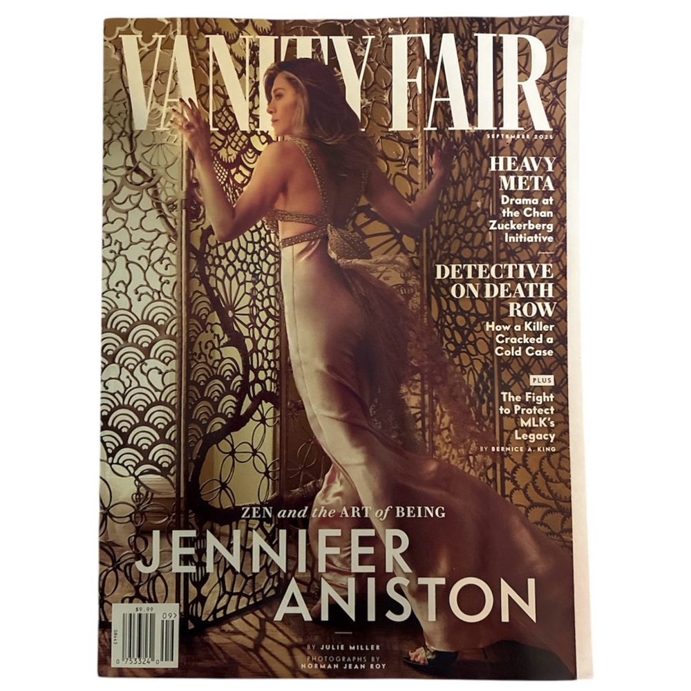 Vanity Fair Magazine September 2025 Jennifer Aniston Zen Detective On Death Row